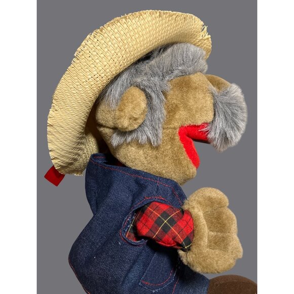 ShotGun Red Plush Doll Grandpa Cowboy Hee Haw Nashville Signed Collectible - Picture 8 of 16